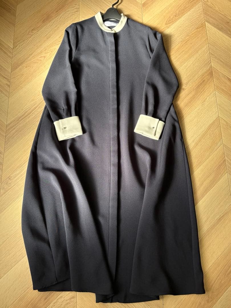 SHIPS any ダブルクロス Aライン シャツワンピース