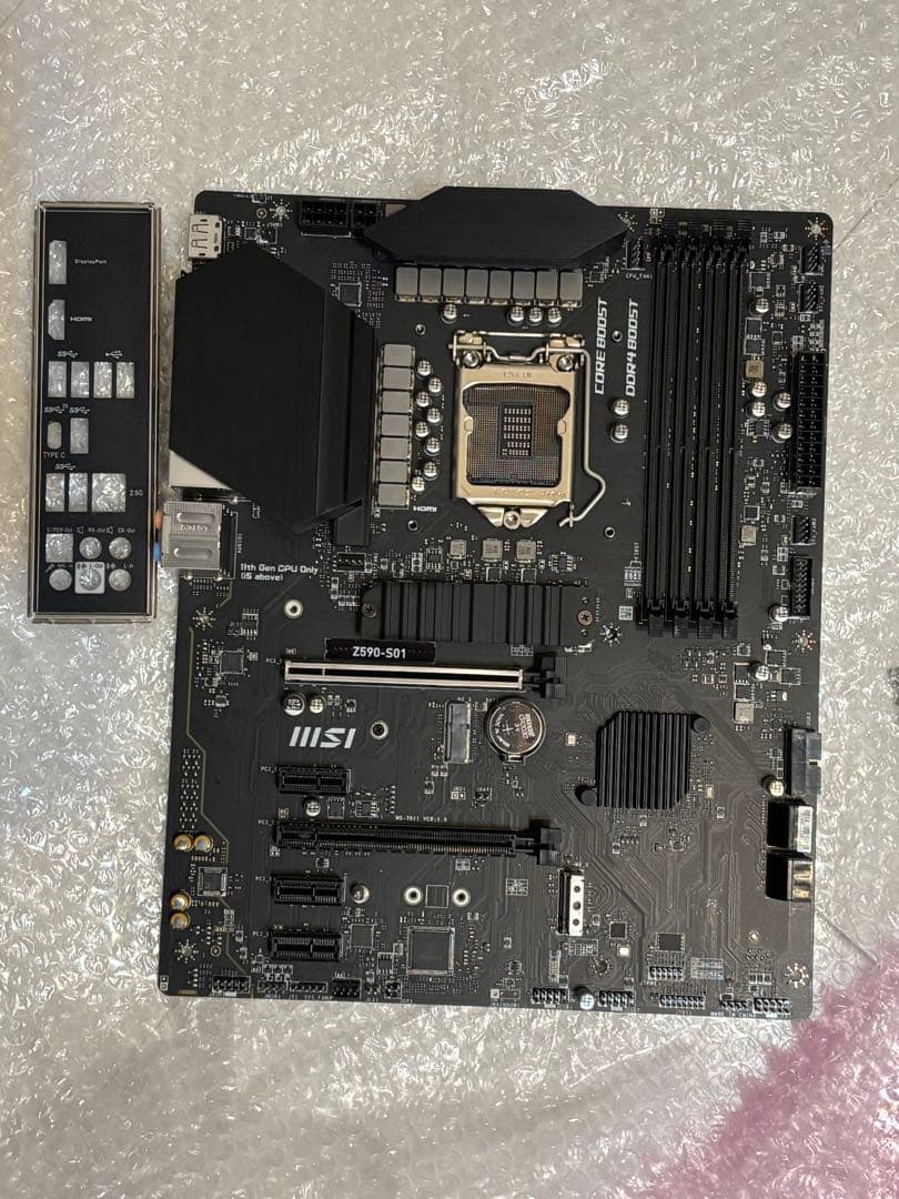 MSI Z590-S01 マザーボード　動作確認済み