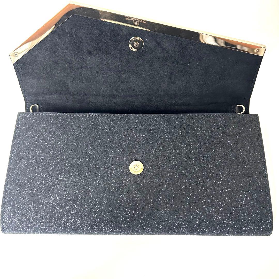 【極美品】　ジミーチュウ　クラッチバッグ　パーティーバッグ　ブラック