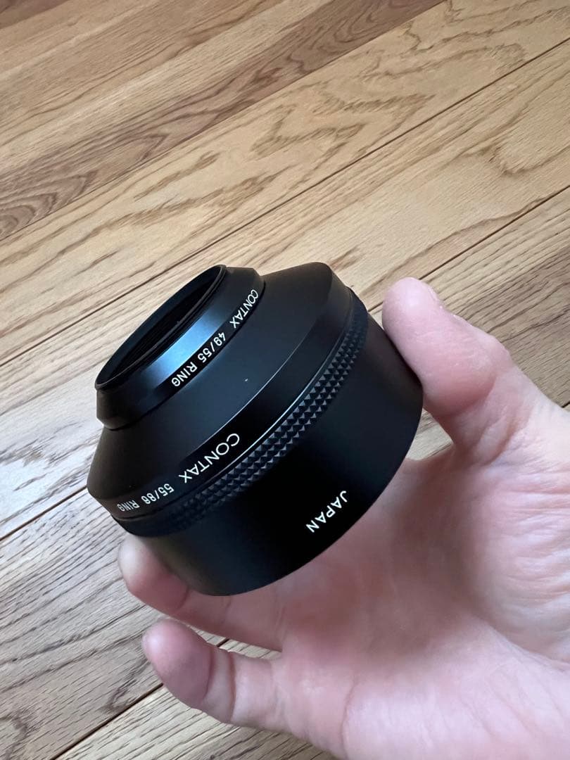 コンタックス カールツァイス プラナー50mmf1.7フード付き