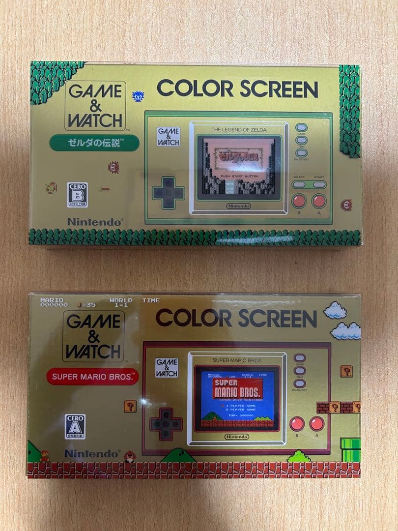 ゲーム&ウォッチ　マリオ、ゼルダの伝説セット