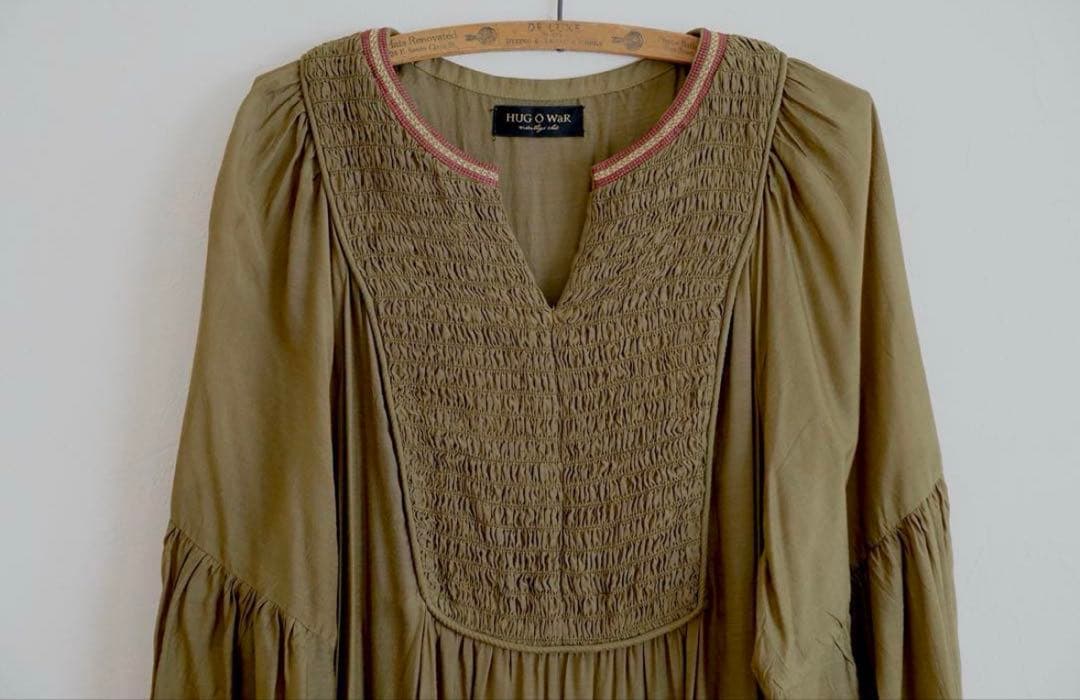 ハグオーワーボヘミアン刺繍ティアー ドドレス