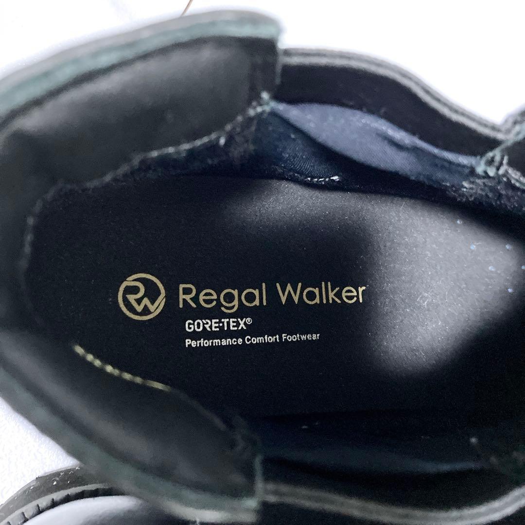 極美品 REGAL リーガルウォーカー サイドゴアブーツ ゴアテックス 黒 27