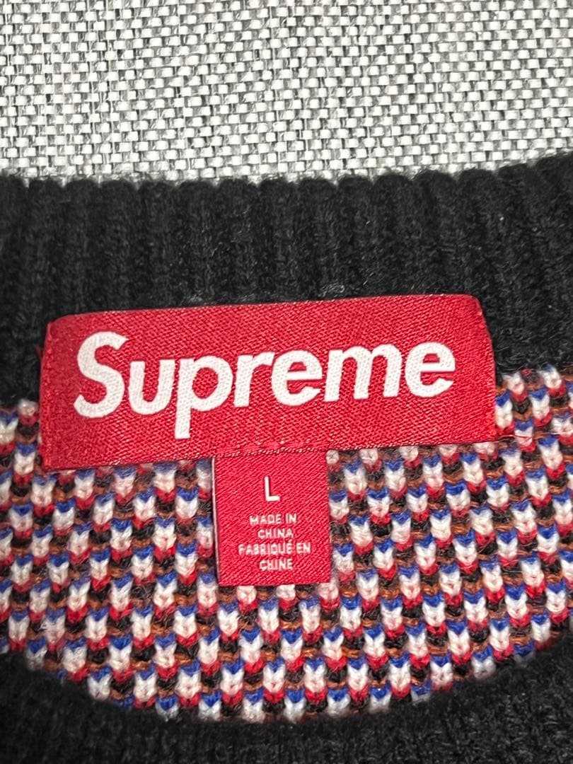 トップス Supreme  White Sweater \"Black\"