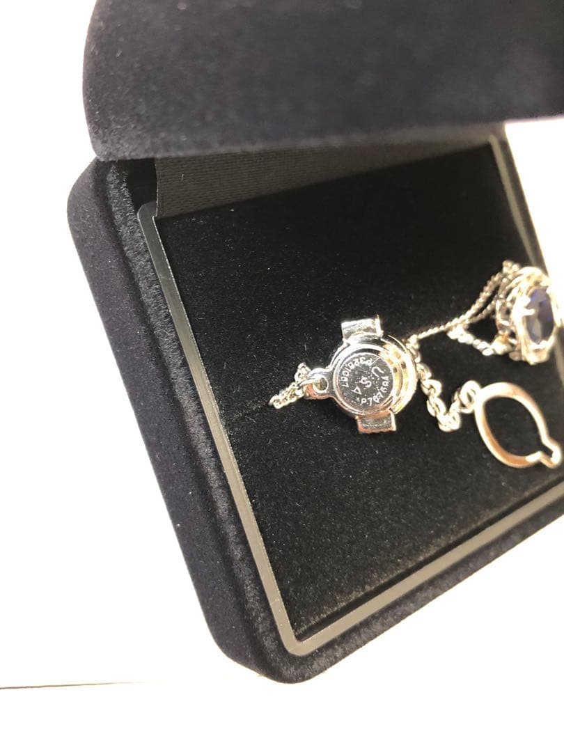 ね*え様 最高級！PT900/1.47ctサファイアタイピン！完全売り切り300