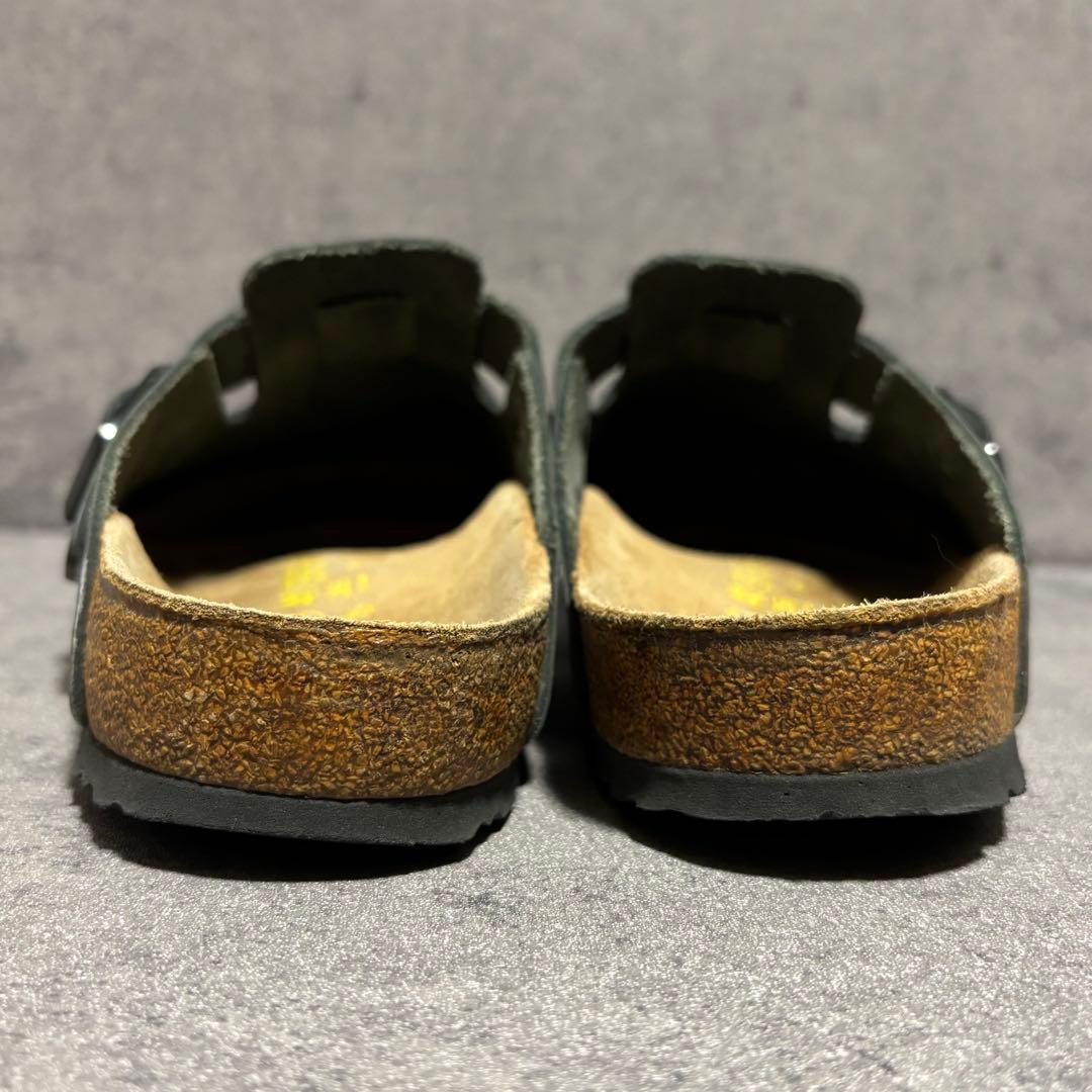 極美品　ビルケンシュトック　ボストン　レザー　レギュラー幅　ブラック　2157