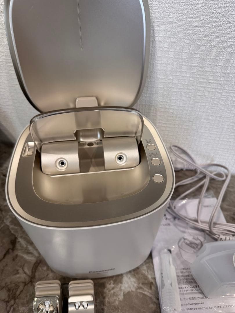 【美品】Panasonic スチーマー ナノケア EH-SA0B 大理石
