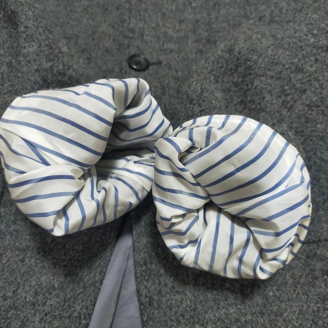 【大人ビジカジ】J.CREW×ハリスツイード・テーラードジャケット・灰・L~XL