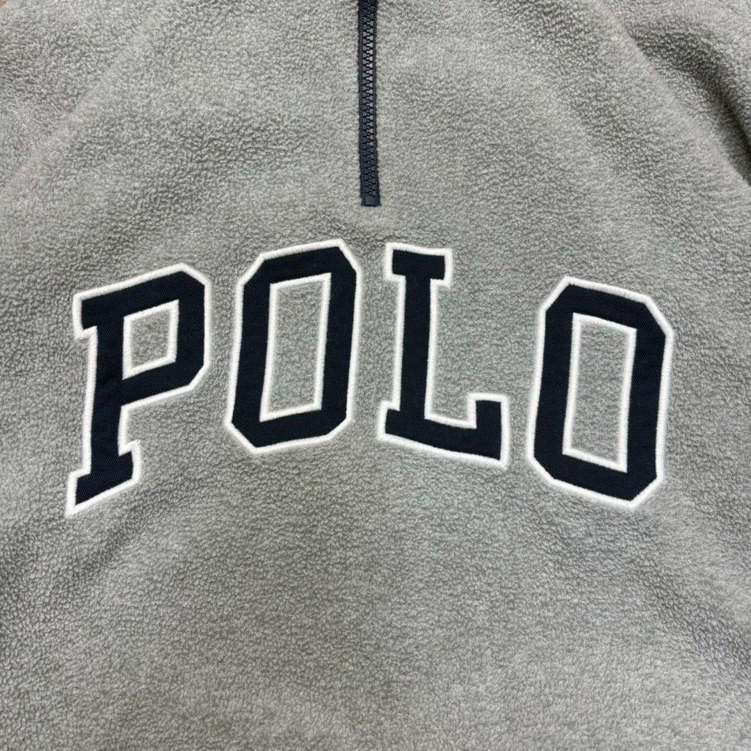 POLO RALPH LAUREN ハーフジップ フリース QRタグ 現行 M