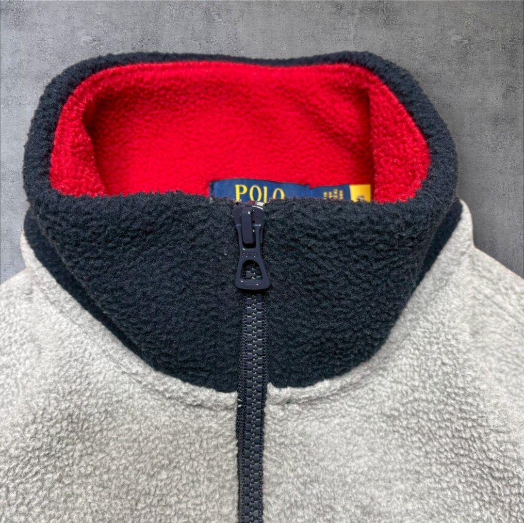POLO RALPH LAUREN ハーフジップ フリース QRタグ 現行 M