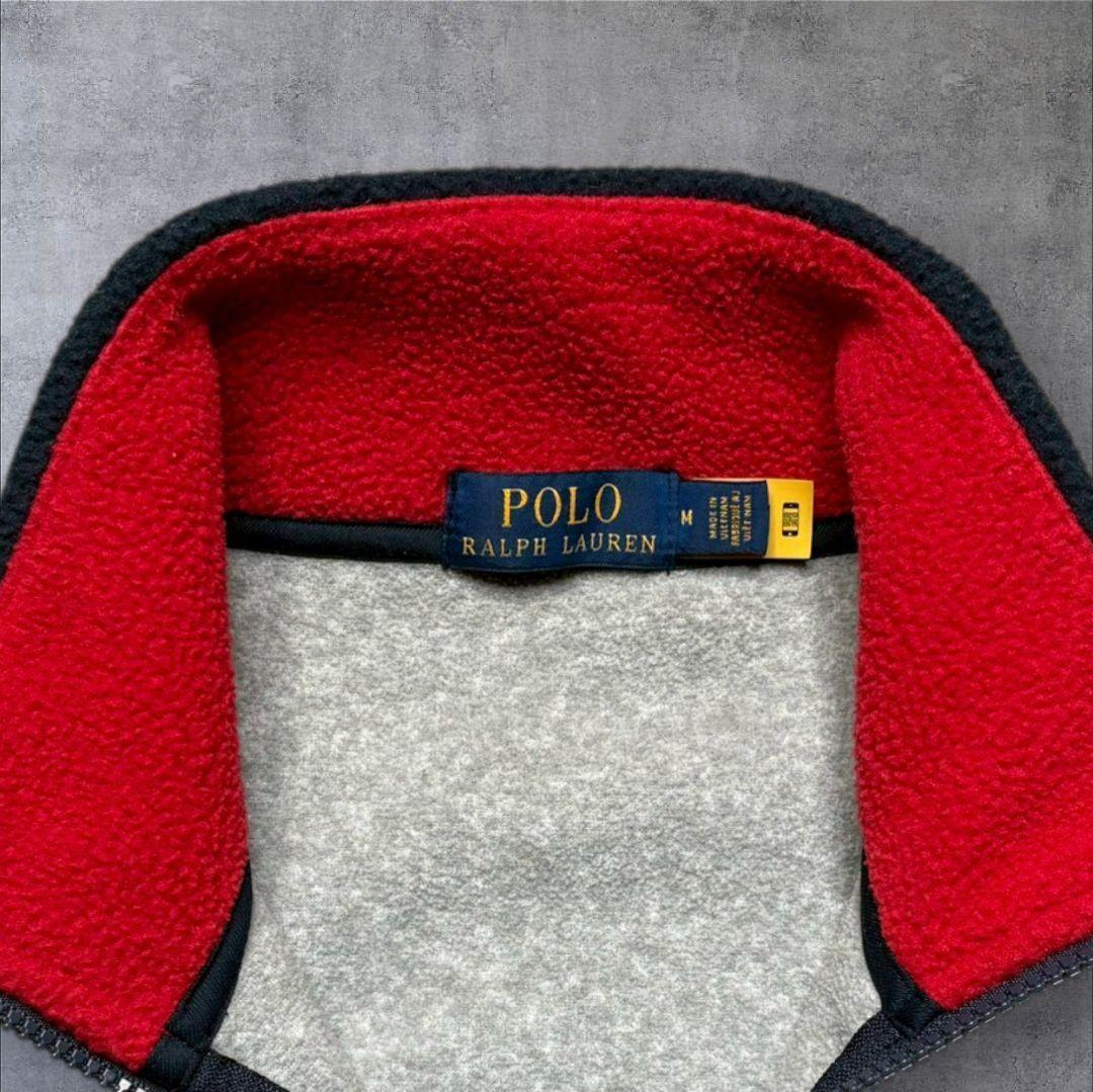 POLO RALPH LAUREN ハーフジップ フリース QRタグ 現行 M