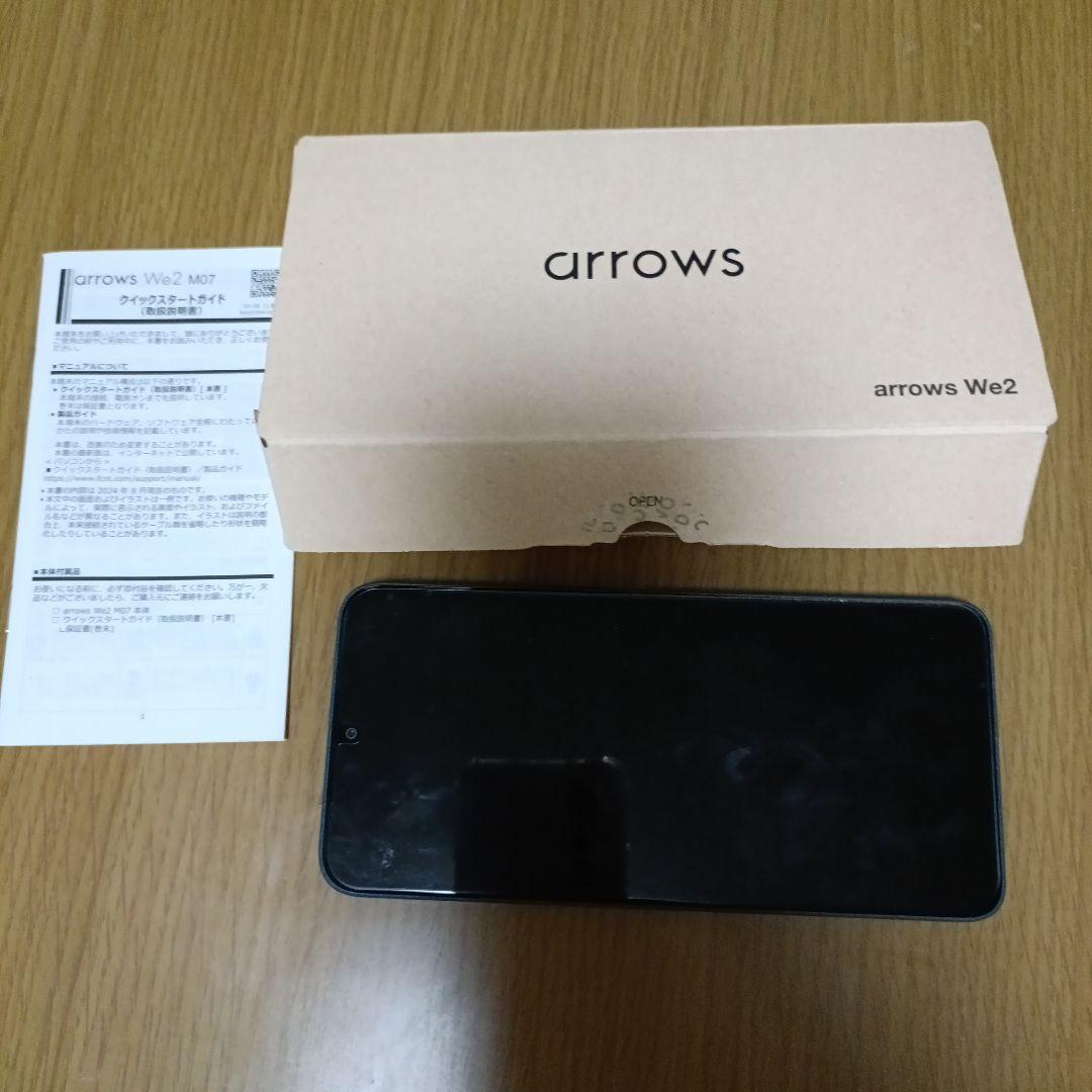 ※匿名配送※ arrows we2　ネイビーグリーン 楽天モバイル SIMフリー