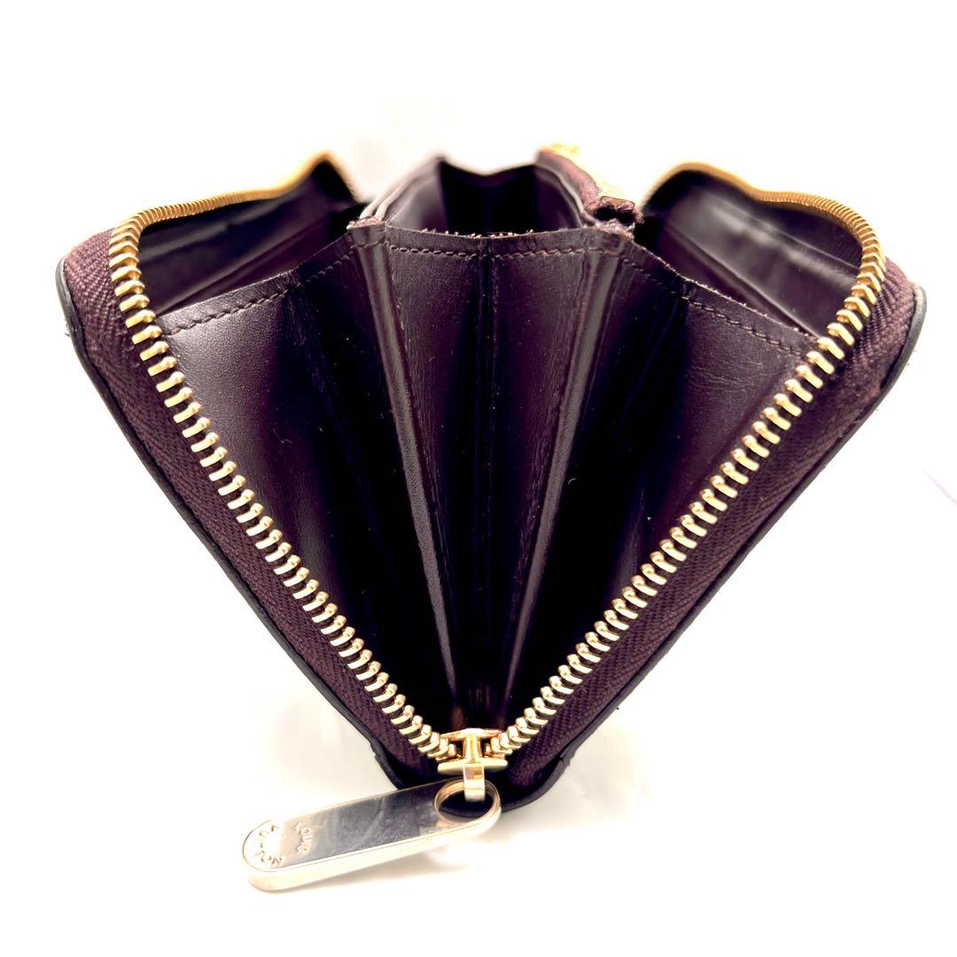 ルイヴィトン モノグラム ヴェルニ ジッピーウォレット アマラント 長財布