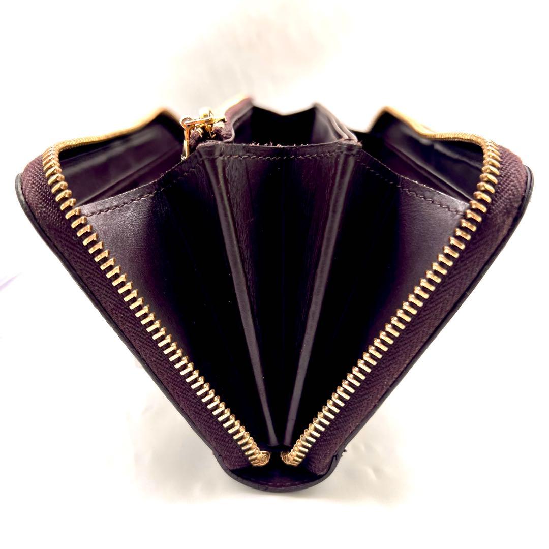 ルイヴィトン モノグラム ヴェルニ ジッピーウォレット アマラント 長財布