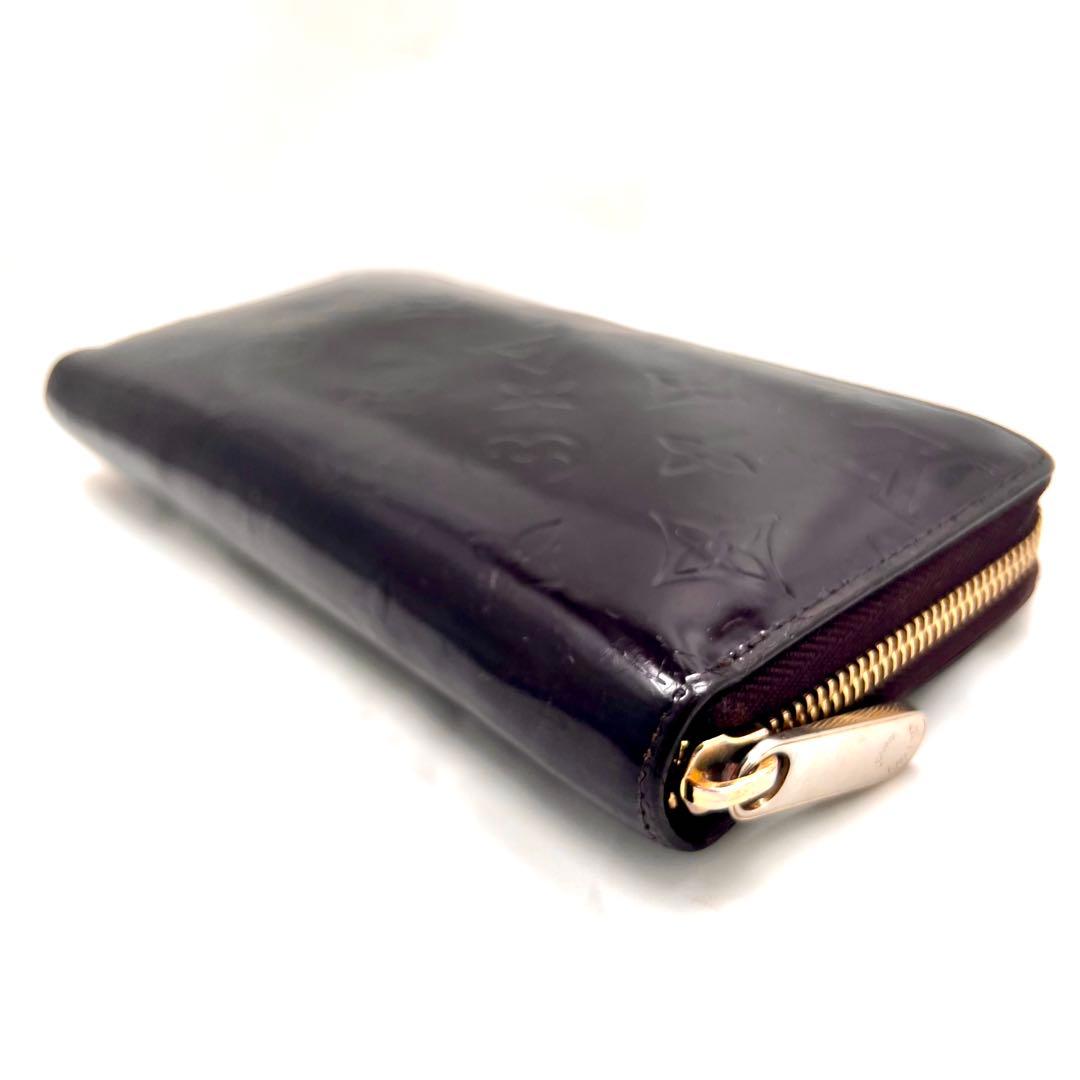 ルイヴィトン モノグラム ヴェルニ ジッピーウォレット アマラント 長財布