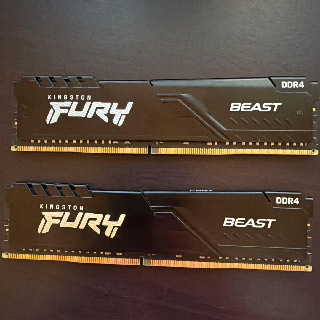 Kingston FURY BEAST 32GB DDR4 メモリキット