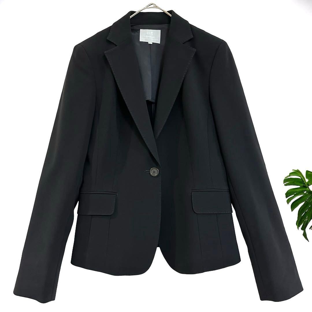 美品/23区/スカートスーツ/セットアップ/フォーマル/ブラック/無地/40