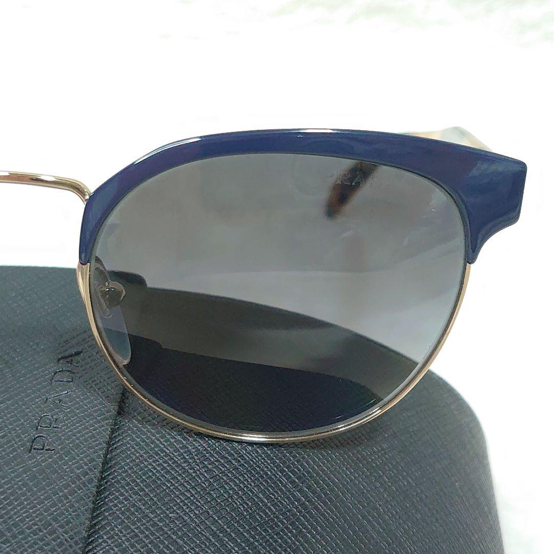 ✨美品✨PRADA プラダ SPR61T べっ甲 ブルー サングラス