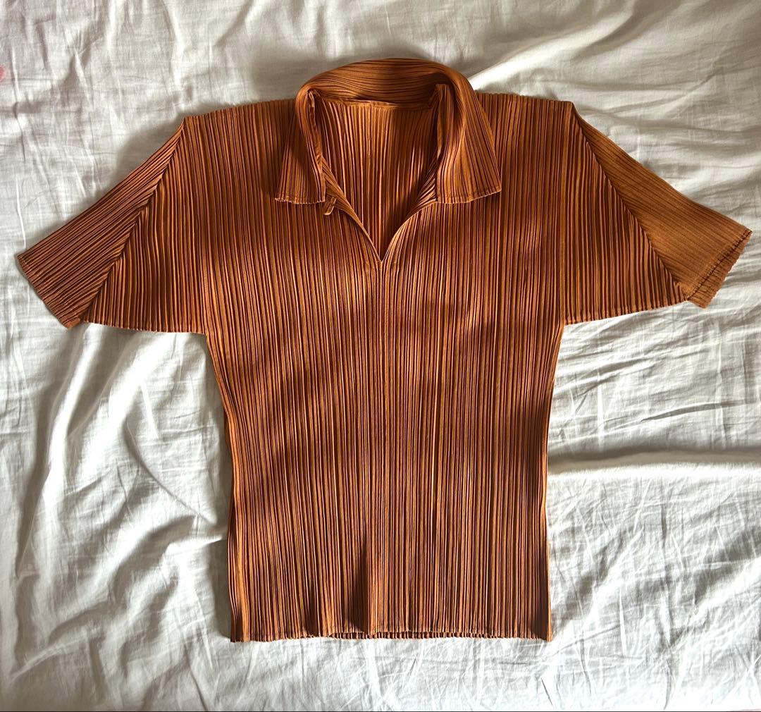 PLEATS PLEASE プリーツプリーズ イッセイミヤケ ブラウス 半袖