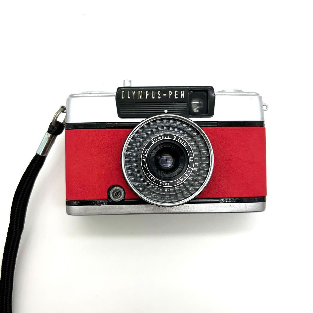 【整備済・完動品】 OLYMPUS PEN EE-3 赤
