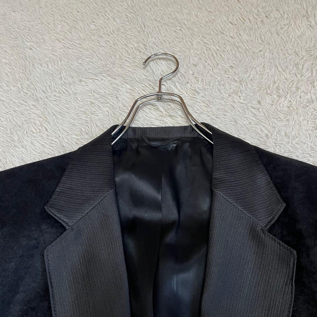 【美品】Made in USA ウエスタンテーラードジャケット 異素材 光沢