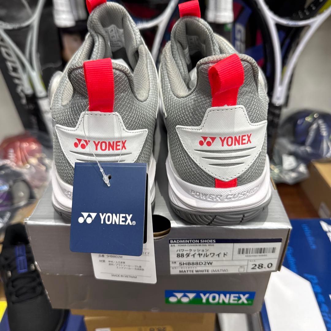 YONEX SHB88D2W バドミントンシューズ 28.0cm