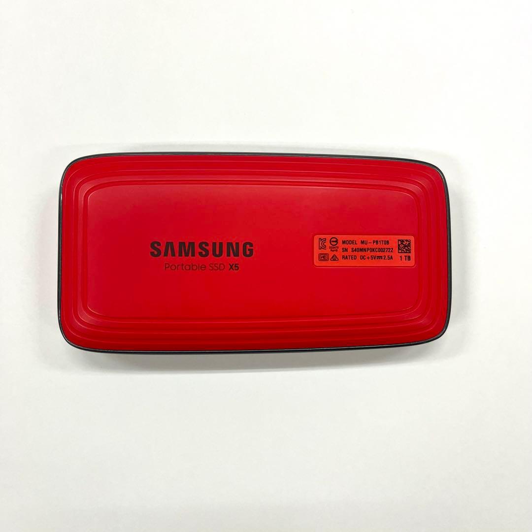 外付けハードディスク・ドライブ Samsung Portable SSD X5 1TB