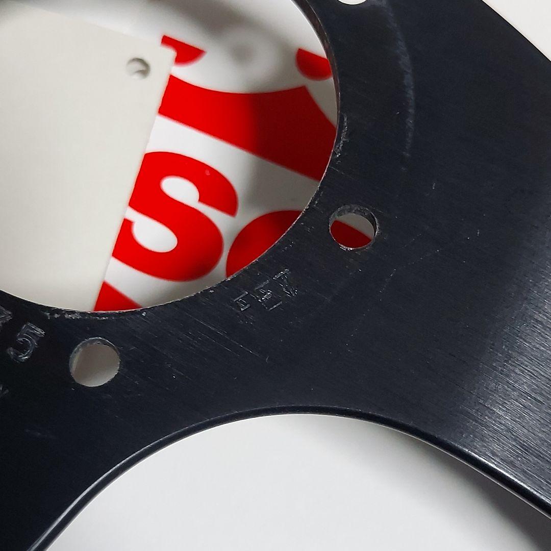 【中古】正規品 ナルディ パーソナル 350mm ステアリング 赤ステッチ