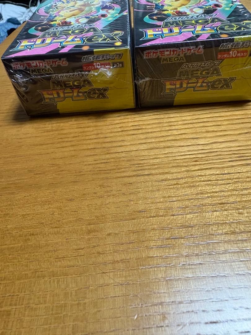 ポケモンカードゲーム MEGAドリームex 2ボックス　シュリンク付き