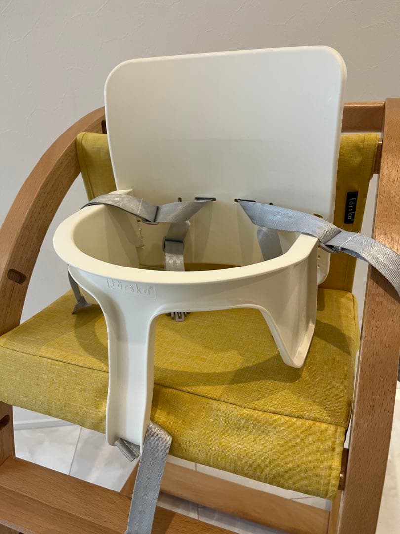 セット売り★ファルスカ　スクロールチェア ONE ミモザイエロー