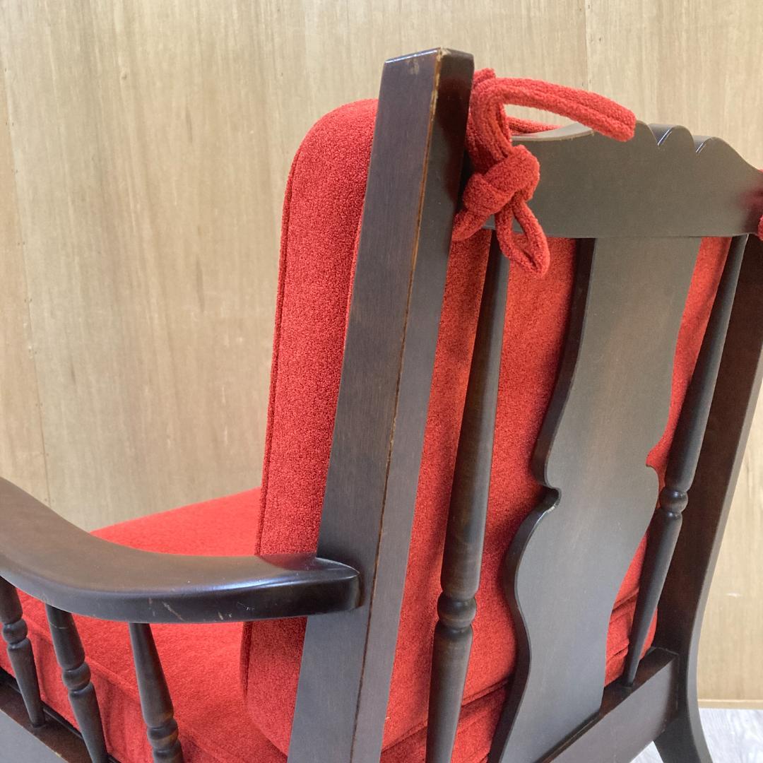 北海道民芸家具 樺無垢材 1人掛けソファ 1Pソファ B