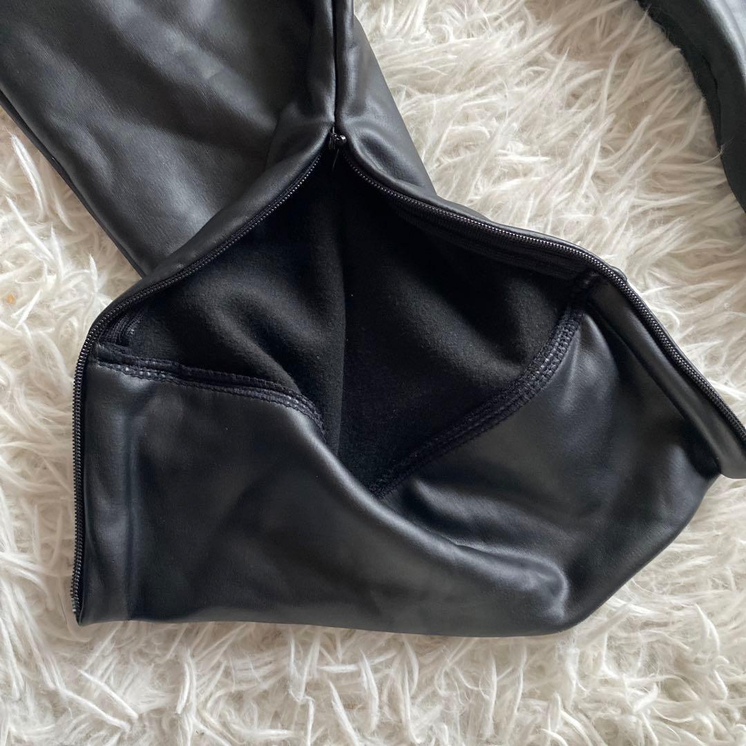 アレキサンダーワン alexander wang レザーパンツ　ロゴウエスト