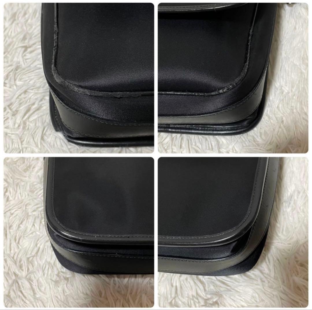 【良品】Burberry バーバリー　ショルダーバッグ　ナイロン　ブラック　黒