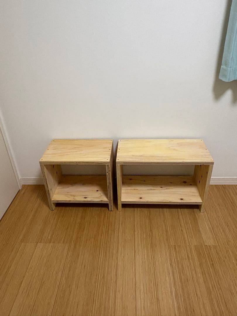 図工室のイス　2点 450 600 スツール　イエノLabo