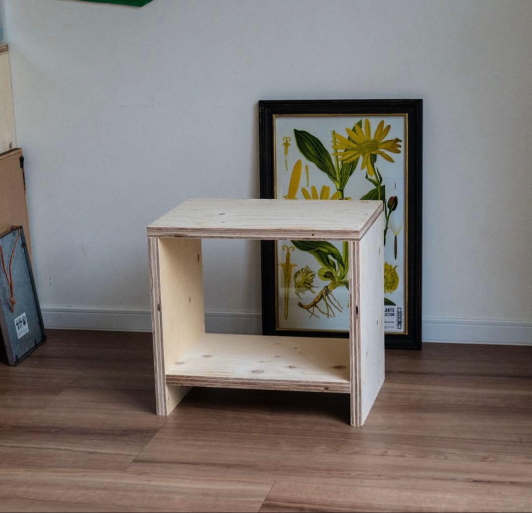 図工室のイス　2点 450 600 スツール　イエノLabo