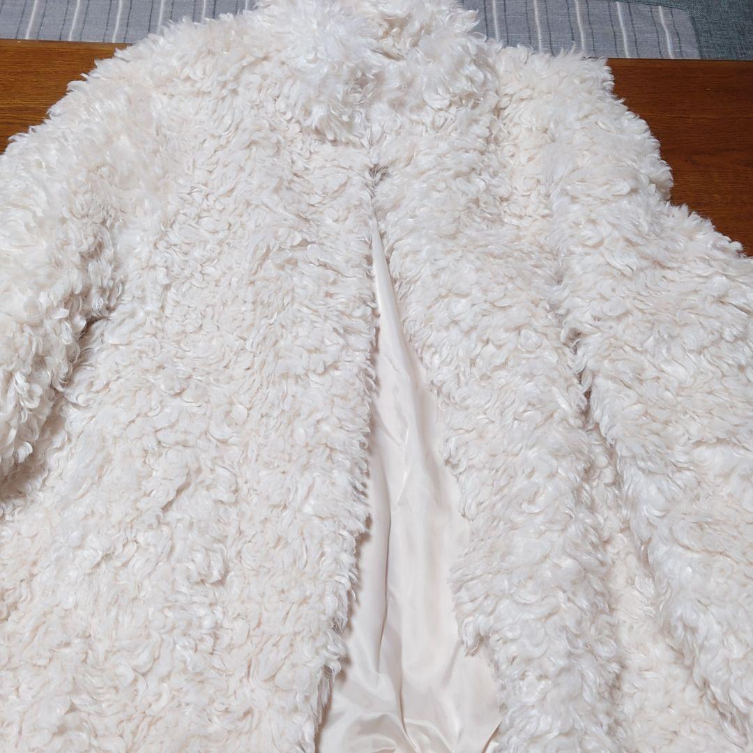 ヤマダヤ 新品 Vin ファーコート ティディベアコート アイボリー M