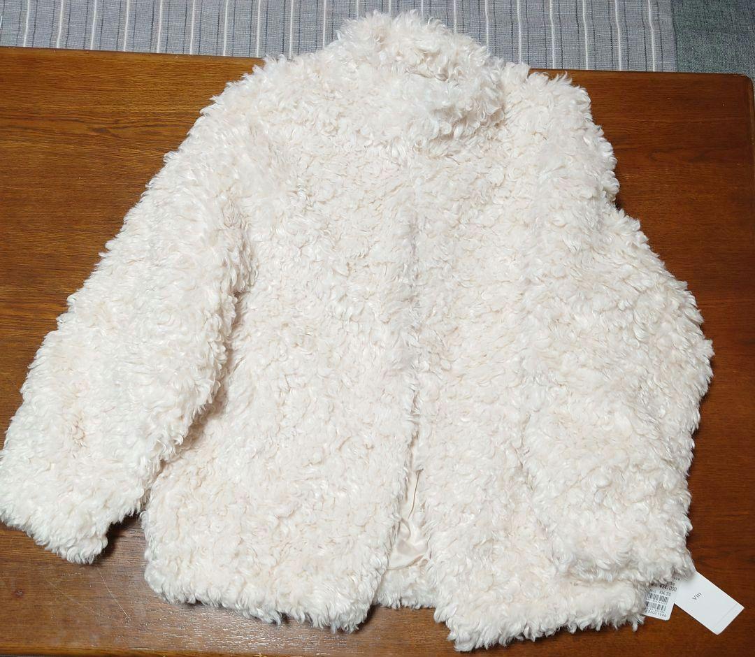 ヤマダヤ 新品 Vin ファーコート ティディベアコート アイボリー M