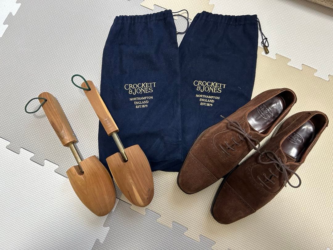 crockett&jonesクロケット&ジョーンズALBANY 6H Dスエード