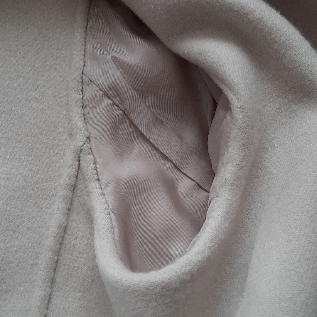 ユナイテッドアローズ ダブル ジャケット ベージュ S ウール 金ボタン 36