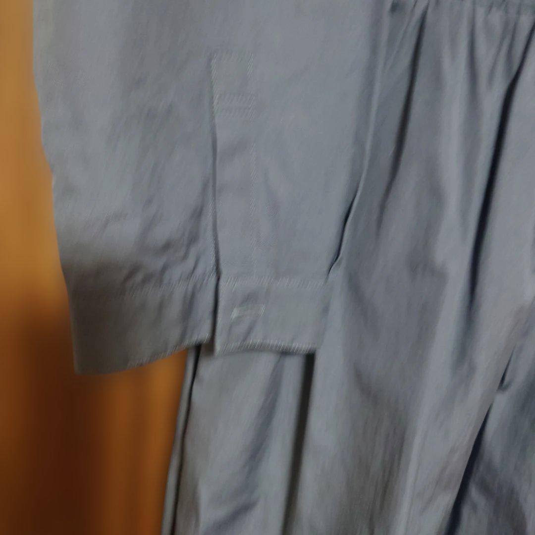 minä perhonen グレー シャツワンピース 長袖