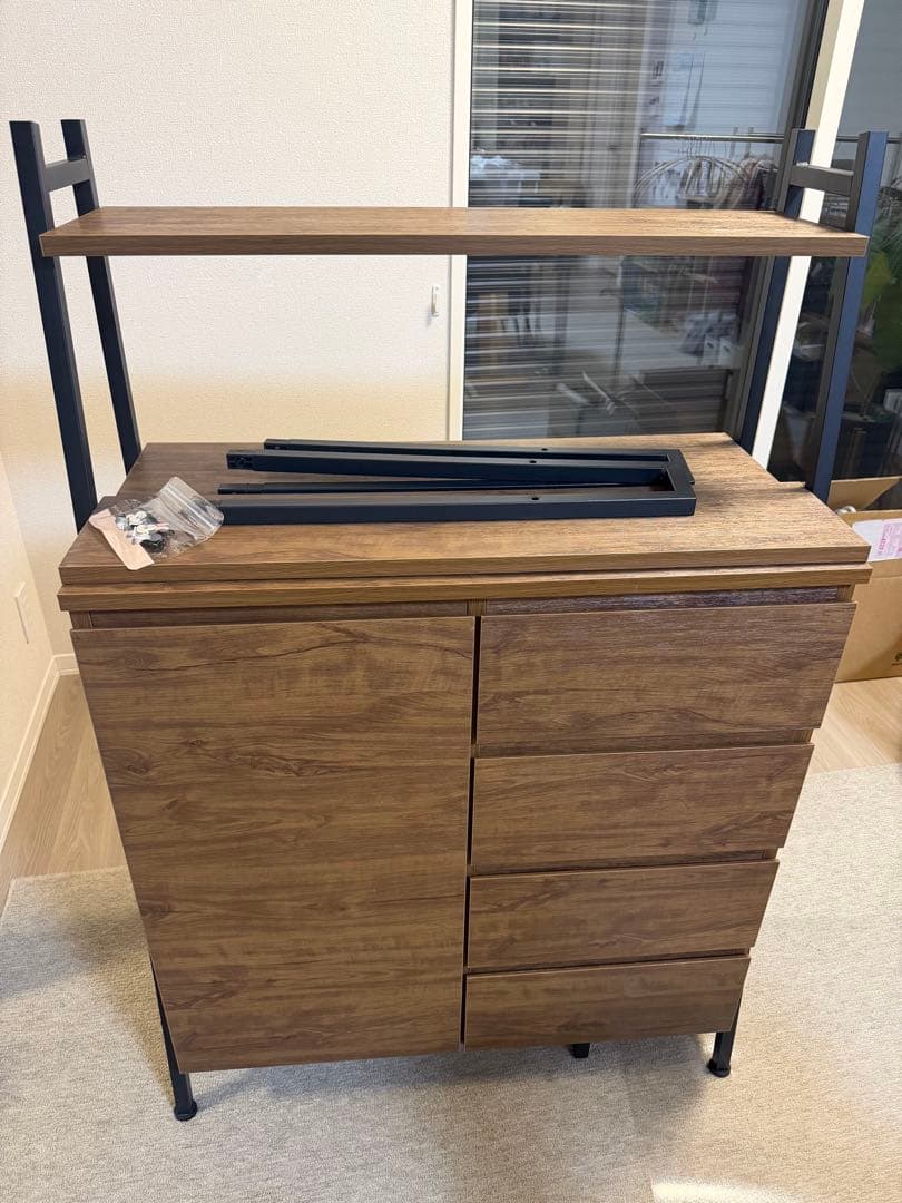 チェストラック 幅82.5cm ヴィンテージ調