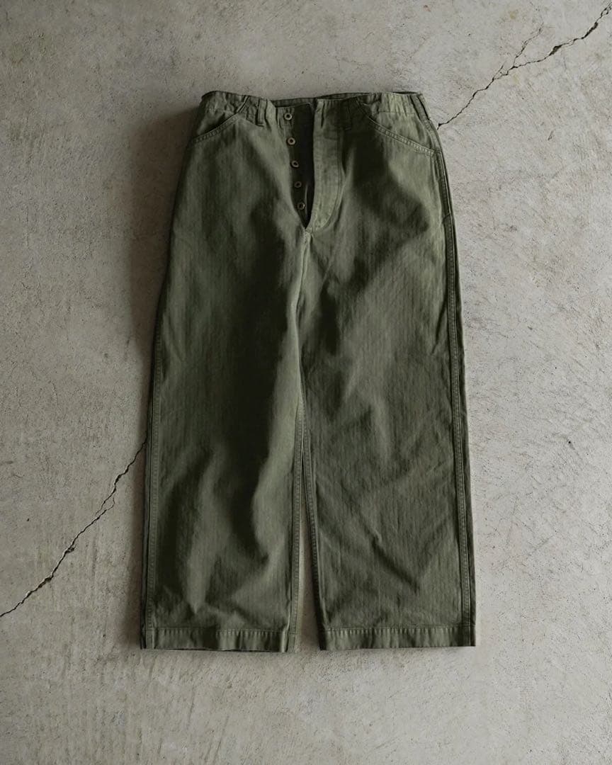 【新品】orSlow HERRINGBONE UTILITY TROUSERS