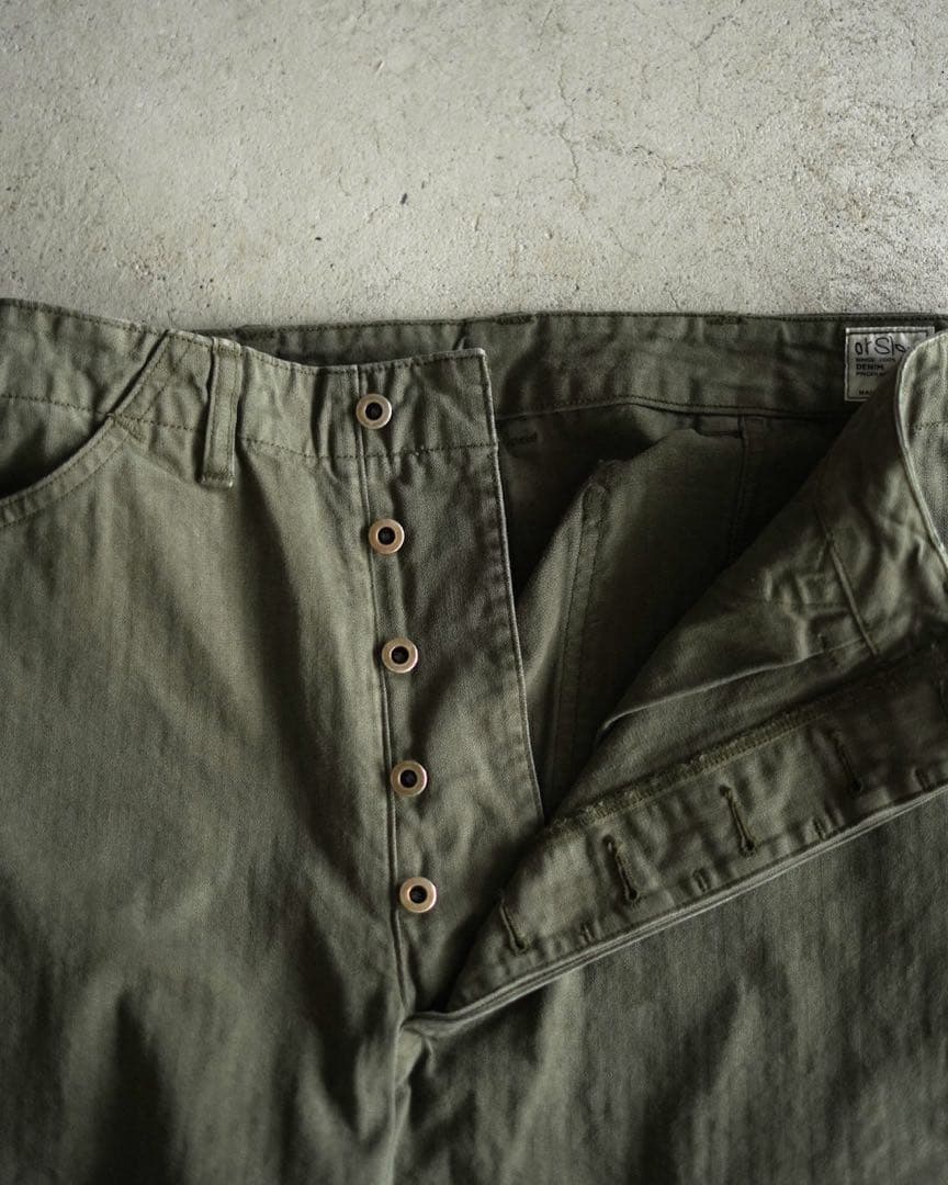 【新品】orSlow HERRINGBONE UTILITY TROUSERS