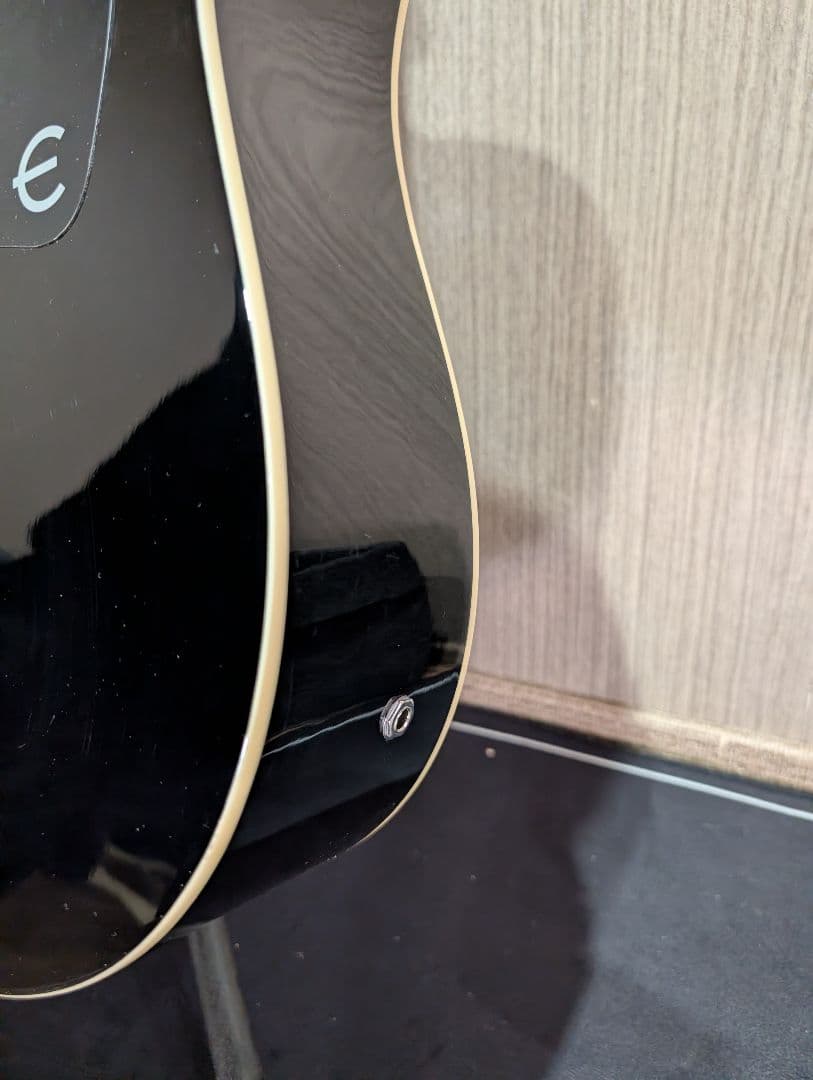 美品/Epiphone　DR-100EB 改チューナー付エレアコ　ケース付