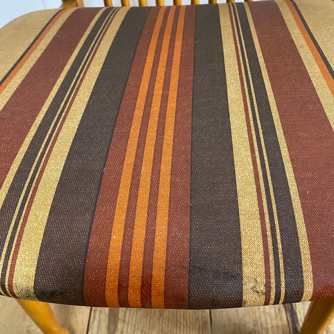 2脚セット ヴィンテージ ダイニングチェア 椅子 木製 レトロ モダン y110