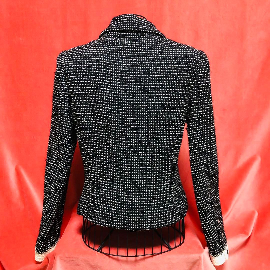 CHANEL ツイード ジャケット96C ヴィンテージ　ロゴボタン