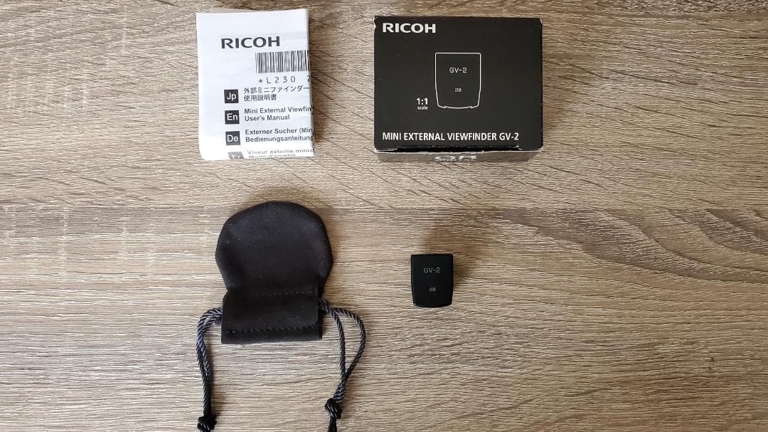RICOH GR3 +ビューファインダー(GV-2）付き