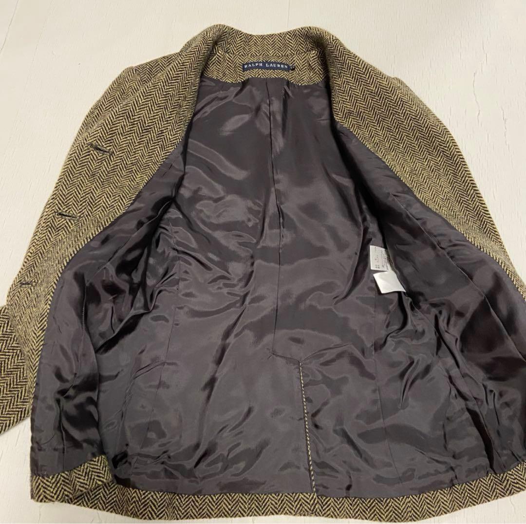 【極美品】ラルフローレン ウール ツィード ヘリンボーン 日本製 11号