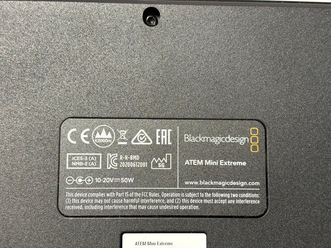 新品同様ATEM Mini Extreme 8系統入力ビデオスイッチャー