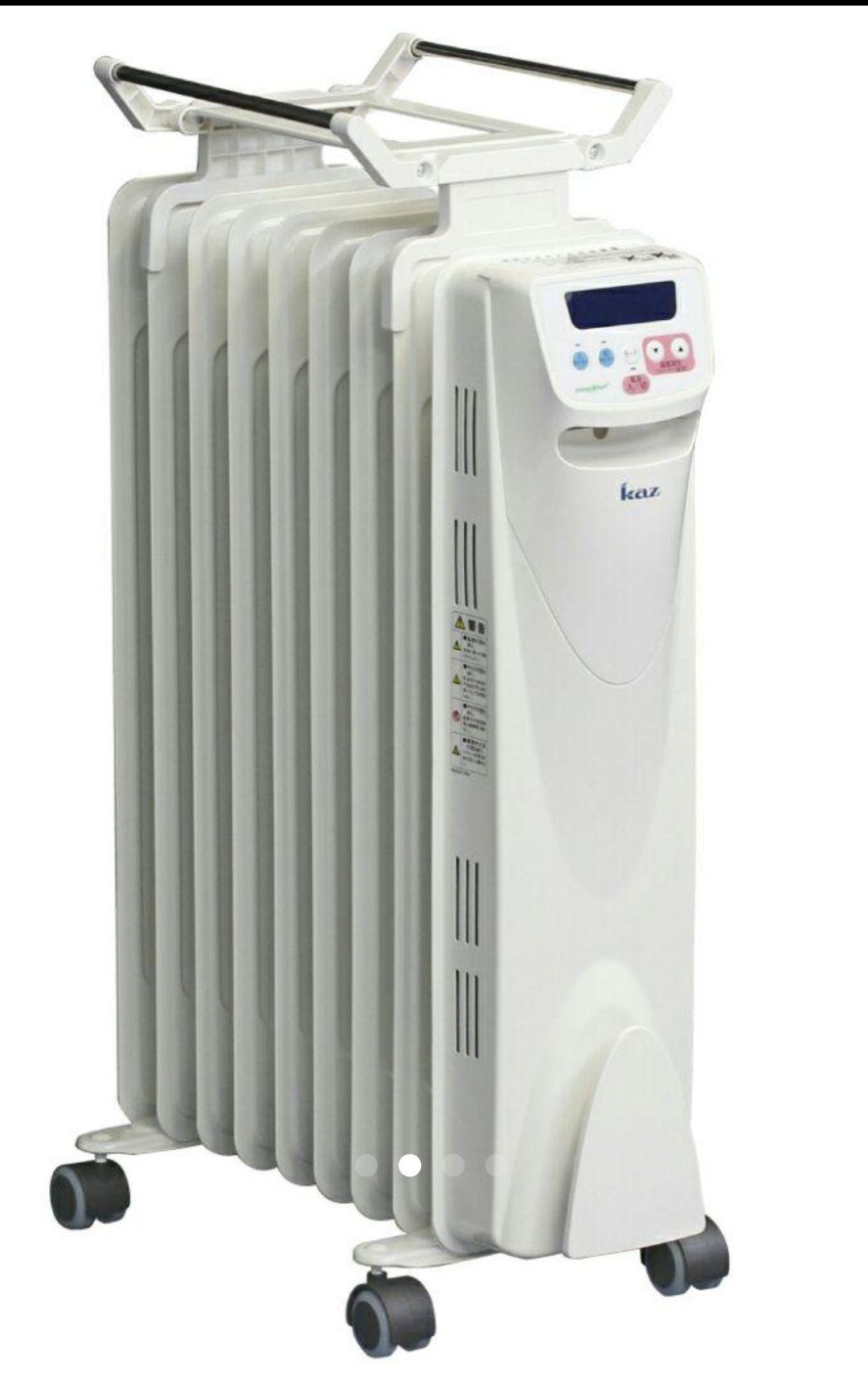 ★最終お値下げ★【新同・半日使用】Kaz オイルヒーター(省エネ対応機)